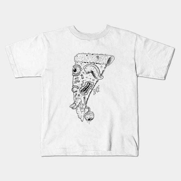 Man-Pizza Kids T-Shirt by TubularTV